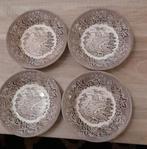 4 Vintage Castles Ironstone Bordjes, Ophalen of Verzenden