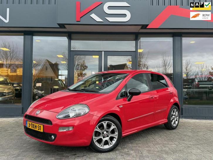 Fiat Punto Evo 0.9 TwinAir Nieuwe apk Climate Alcantara Pdc, Auto's, Fiat, Bedrijf, Te koop, Punto EVO, ABS, Airbags, Airconditioning
