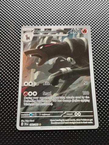 Houndoom Holo Pokemon kaart shrouded fable NM 066/064 beschikbaar voor biedingen