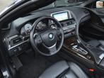 Bmw 6-SERIE 640i Cabrio Sportaut. - Comf.stl, HUD: vol, Auto's, BMW, Zwart, Leder, Bedrijf, 6 cilinders