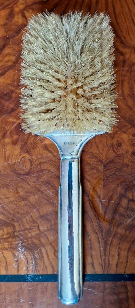 Vintage Verzilverde Toiletset, Antiek en Kunst, Curiosa en Brocante, Ophalen of Verzenden