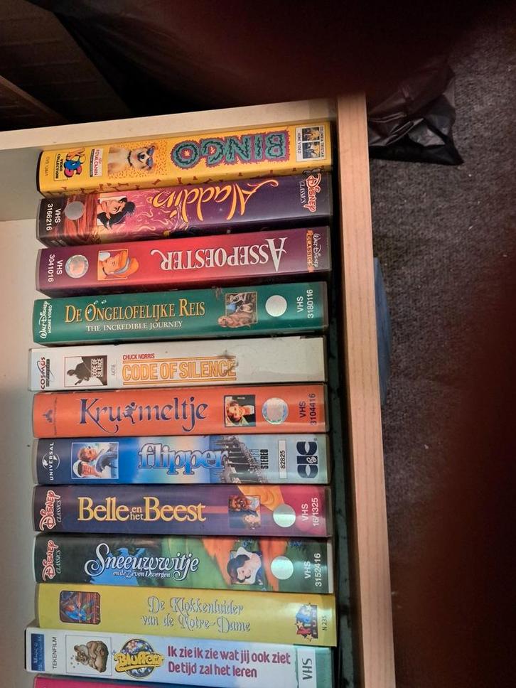 Disney VHS en Tuinier Videobanden - Collectie, Cd's en Dvd's, VHS | Kinderen en Jeugd, Ophalen
