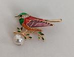 Vogel broche, Sieraden, Tassen en Uiterlijk, Broches, Overige materialen, 4 tot 7 cm, Overige kleuren, Nieuw
