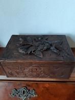 Houten kist uit Zwarte Woud Duitsland, Huis en Inrichting, Ophalen of Verzenden, Gebruikt, Minder dan 50 cm, Minder dan 50 cm