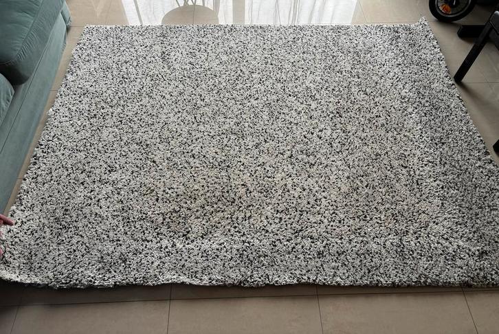 IKEA VINDUM Tapijt - 170x230 cm, Huis en Inrichting, Stoffering | Tapijten en Kleden, Gebruikt, 150 tot 200 cm, Rechthoekig, Wit