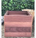 Prachtig padouk bloembakken en meer, Minder dan 30 cm, Rond, Ophalen of Verzenden, Zo goed als nieuw