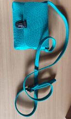 Leren schoudertasje aqua, Ophalen of Verzenden, Nieuw, Schoudertasje