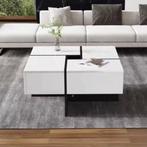 Vierkante salontafel - 4 lades - 70x70x35cm, Verzenden, Nieuw