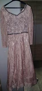 Roze gala jurk met glitters maat m-L/ roze trouwjurk met par, Kleding | Dames, Gelegenheidskleding, Maat 38/40 (M), Galajurk, Ophalen of Verzenden