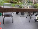 Oude eiken balk., Doe-het-zelf en Verbouw, Hout en Planken, Gebruikt, Eiken, Ophalen of Verzenden, Balk
