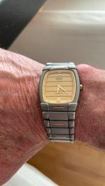 SEIKO Titanium/goud Quartz, Ophalen of Verzenden, Goud, Seiko, 1960 of later