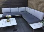 Loungebank tuin, Tuin en Terras, Ophalen, Gebruikt, 6 zitplaatsen, Aluminium