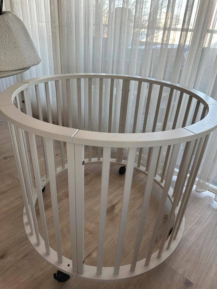 Europe Baby Box Circa III - Oatmeal, Kinderen en Baby's, Boxen, Zo goed als nieuw, Rond, Boxkleed, Ophalen of Verzenden