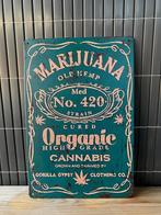 Metalen bord Cannabis, Ophalen of Verzenden, Nieuw