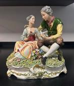 Vintage - Porseleinen Beeld - Retro - Brocante, Antiek en Kunst, Ophalen of Verzenden