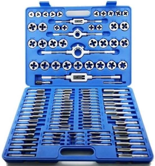 Tap- en Draadsnijset 110dlg. Metrisch of Inch / Metrisch., Auto diversen, Autogereedschap, Nieuw, Ophalen of Verzenden