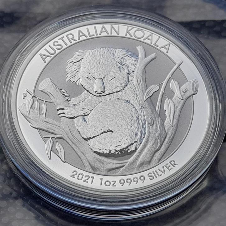 2021 Koala 1 oz silver - Perth Mint, Postzegels en Munten, Munten | Oceanië, Zilver, Ophalen of Verzenden