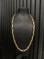 14k Gouden Massieve Bicolor Ketting, Ophalen of Verzenden, Nieuw, Goud