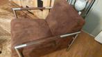 2 mooie fauteuils bruin sardine allebei zeer netjes, Huis en Inrichting, Eenpersoons, 75 tot 100 cm, Ophalen of Verzenden, Zo goed als nieuw
