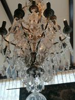 140 cm cristal kroonluchter 19e eeuw, Ophalen of Verzenden