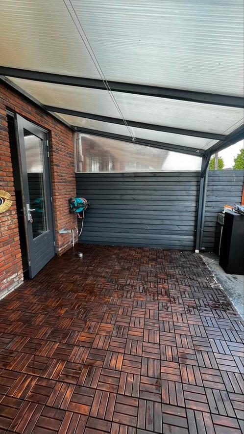 Houten overkapping / veranda (5,2x3 meter) moet ZSM weg!, Tuin en Terras, Overkappingen, Gebruikt, Veranda, Ophalen