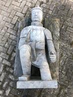 Prachtige grote natuurstenen chinese wachter, Ophalen, Zo goed als nieuw, Steen