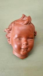 Terracotta kinderkopje van W. Goebel genummerd FX 206/A 1957, Ophalen of Verzenden
