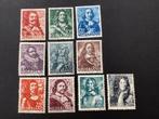 1943, zeehelden, 412-421, Postzegels en Munten, Postzegels | Nederland, Verzenden, Na 1940, Postfris
