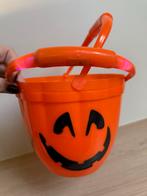 Leuke Halloween pompoen emmer, Ophalen of Verzenden, Zo goed als nieuw, Jongen of Meisje