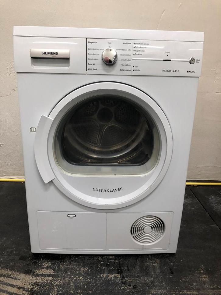 8KG Condensdroger Siemens iQ390 MET GARANTIE 7dgn pw, Witgoed en Apparatuur, Wasdrogers, Zo goed als nieuw, Condens, Voorlader