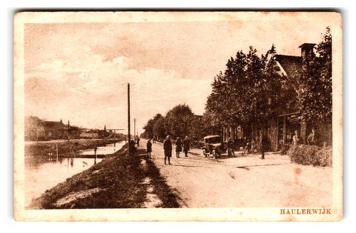 Haulerwijk, Verzamelen, Ansichtkaarten | Nederland, Gelopen, Friesland, 1920 tot 1940, Verzenden