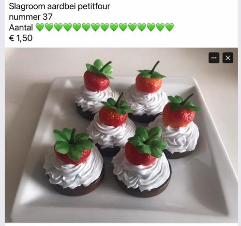 Div decoratie nep petitfour klein gebak deel 2, Huis en Inrichting, Woonaccessoires | Overige, Nieuw, Ophalen