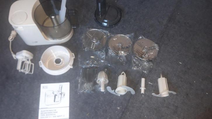 Elektronische keukenmachine, Witgoed en Apparatuur, Keukenmixers, Nieuw, 1 tot 2 liter, 2 snelheden, Vaatwasserbestendig, Ophalen of Verzenden