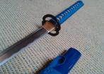 Blauw samurai zwaard, film, katana, sabel, degen, mes, Verzamelen, Ophalen of Verzenden, Overige soorten, Azië, Zwaard of Sabel
