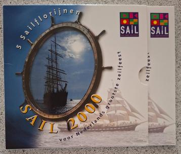 Sail Amsterdam 2000, compleet setje met 5 sailflorijnen beschikbaar voor biedingen