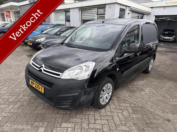 Citroen Berlingo bestel 1.6 BlueHDI 75 Club, Auto's, Bestelauto's, Bedrijf, ABS, Airconditioning, Alarm, Centrale vergrendeling