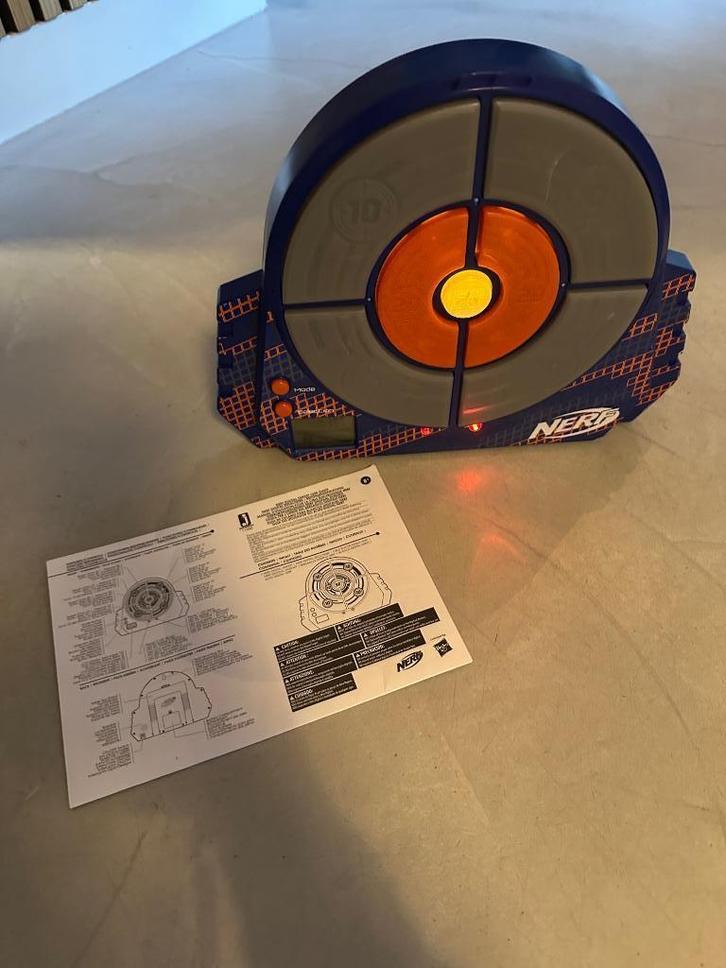 Nerf digitale schietschijf, Kinderen en Baby's, Speelgoed | Buiten | Actiespeelgoed, Gebruikt, Ophalen