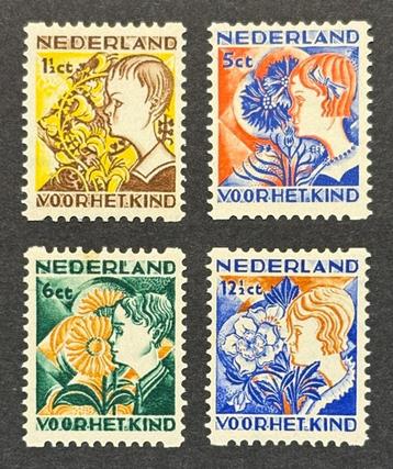 1932 Kinderzegels ROLTANDING NVPH R94-R97 ongebruikt beschikbaar voor biedingen