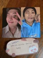 BTS RM lucky draw pcs en Jin pc holder!, Ophalen of Verzenden, Zo goed als nieuw, Foto of Kaart