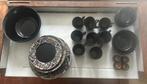 40delig servies zwart MAKRO 10€ Nijmegen, Ophalen, Gebruikt, Overige stijlen, Compleet servies
