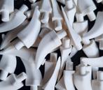 Lego hoorn/claw/tooth, White (per 50), Verzenden, Nieuw, Losse stenen, Lego