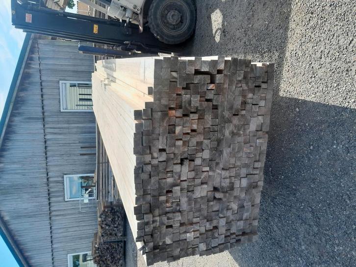 Mix pak vuren latten en balkjes, Doe-het-zelf en Verbouw, Hout en Planken, Nieuw, Balk, Vuren, Minder dan 200 cm, 50 mm of meer