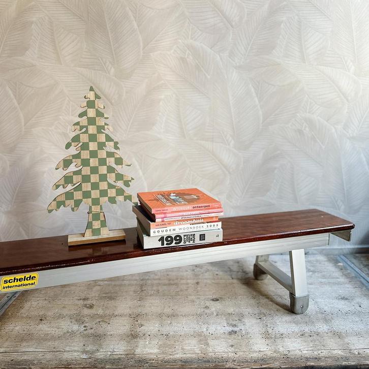 Vintage gymbanken 2 stuks beschikbaar 2,2 m!, Antiek en Kunst, Antiek | Meubels | Stoelen en Banken, Ophalen