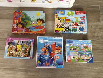Diverse kinder puzzels - 2 euro per stuk beschikbaar voor biedingen