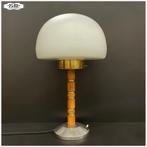 Vintage Mushroom lamp Tafellamp Jaroslav Bejvl voor Lidokov, Gebruikt, Vintage Design Modern, Glas, Ophalen of Verzenden