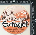 Sticker: Estagel - Rocailles et Soleil, Ophalen of Verzenden, Zo goed als nieuw, Bedrijf of Vereniging