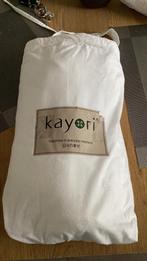 Kayori Showa Splittopper Hoeslaken Flanel-200x200-210-220cm, Ophalen, Wit, Hoeslaken of Sloop, Nieuw