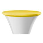 Tafel tophoes stretch 80 tot 85 cm kleur geel