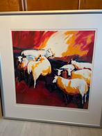 Gerda Elfring - Schapen zeefdruk, Ophalen