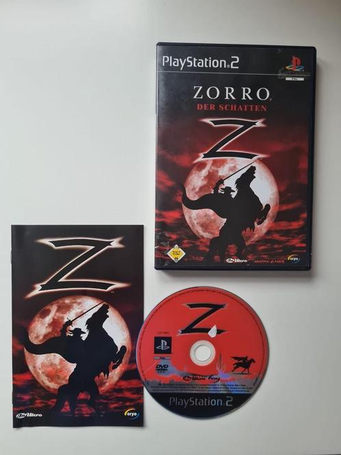 Zorro der Schatten PS2 PlayStation 2, Spelcomputers en Games, Games | Sony PlayStation 2, Gebruikt, 1 speler, Vanaf 3 jaar, Verzenden